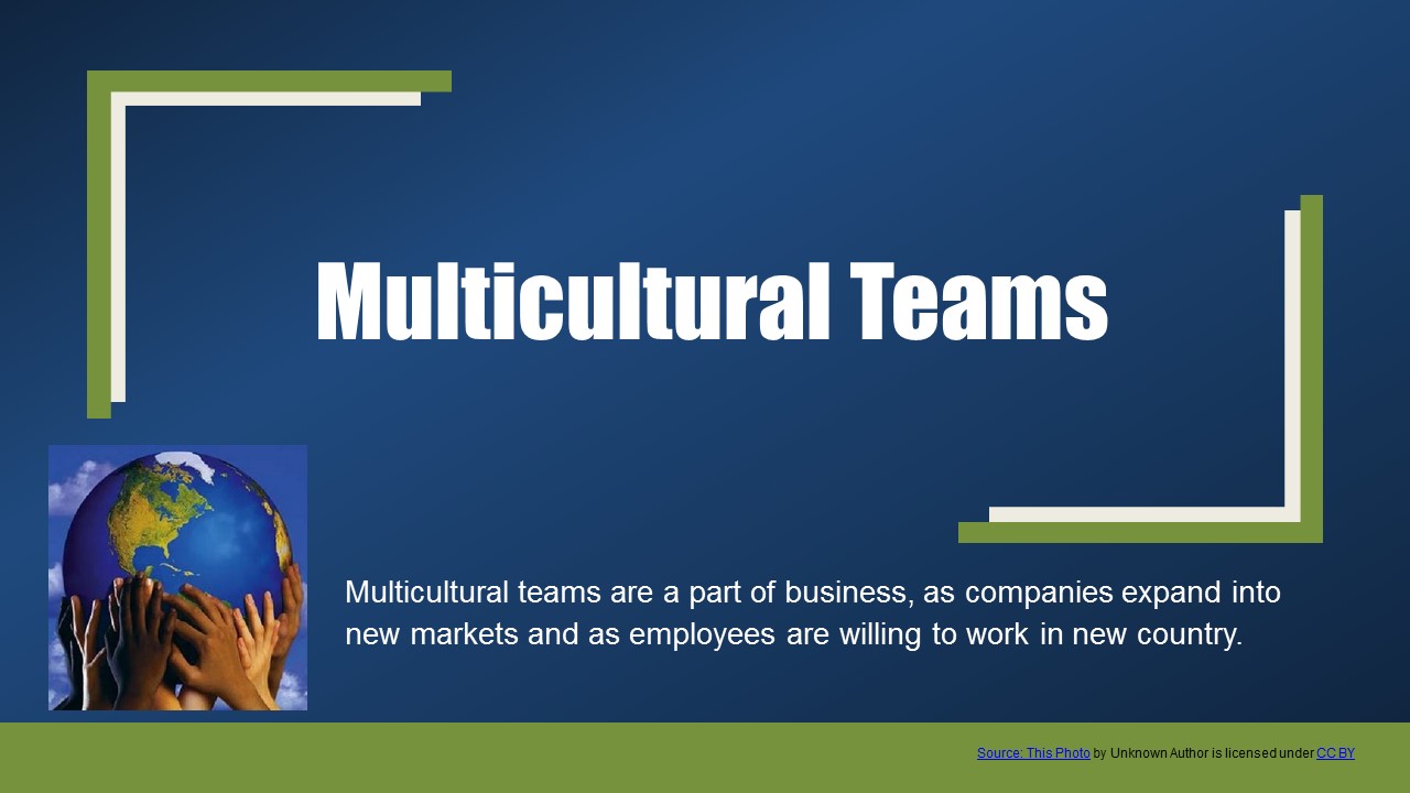 Multicultural teams